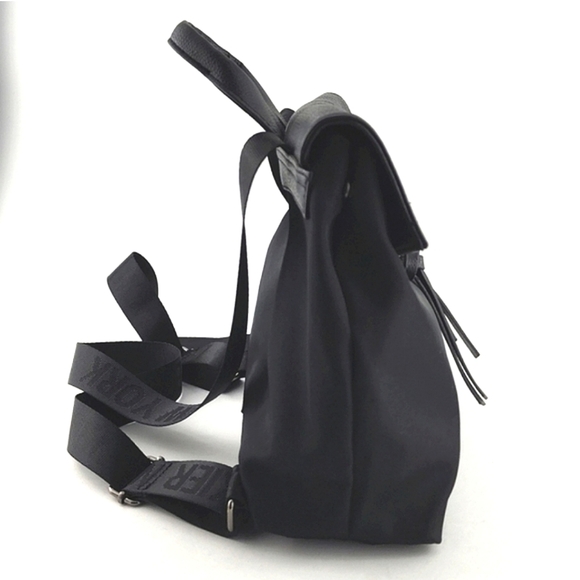 Botkier Trigger Backpack Black Nylon Multi Functional Adjustable Shoulder Straps - Picture 3 of 15